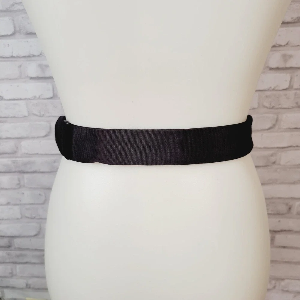 Vintage 80s Beaded Braided Belt Back Fasten Fits 27-36‎ inch Waist Boho Glam